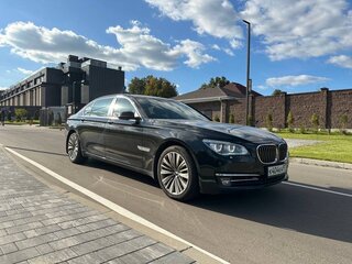 2014 BMW 7 серии Long 740Li xDrive V (F01/F02/F04) Рестайлинг, чёрный, 3500000 рублей, вид 2