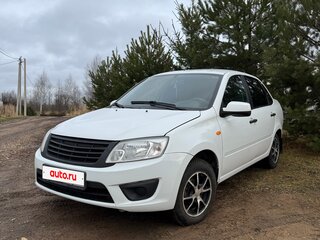 2016 Lada (ВАЗ) Granta I, белый, 405000 рублей, вид 1