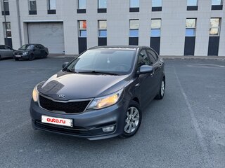 2016 Kia Rio III Рестайлинг, серый, 950000 рублей, вид 1
