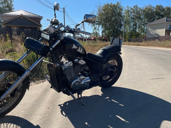 1996 Honda Steed 400, чёрный, 200000 рублей - вид 13