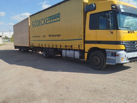 1998 Mercedes-Benz Actros, жёлтый, 1500000 рублей, вид 5