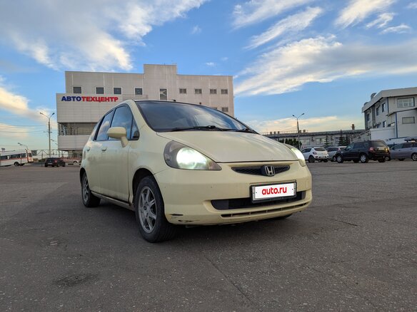 2002 Honda Fit I, жёлтый, 380000 рублей - вид 1
