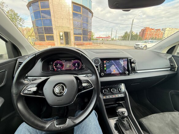 2021 Skoda Karoq DSG6 I, белый - вид 9