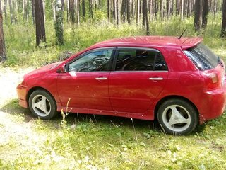 2001 Toyota Allex I, красный, 500000 рублей, вид 4