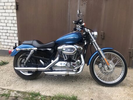 2005 Harley-Davidson Sportster 1200, голубой, 606000 рублей, вид 1