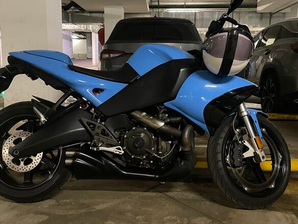 2008 Buell 1125CR, синий, 300000 рублей - вид 2