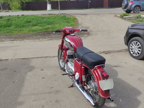 1973 Jawa 350/360, красный, 1200000 рублей - вид 9