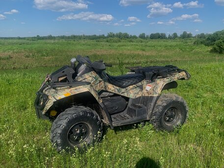 2008 BRP Can-Am Outlander MAX 650, зелёный, 750000 рублей, вид 3