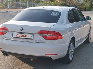 2014 Skoda Superb DSG II Рестайлинг, белый, 1600000 рублей, вид 4