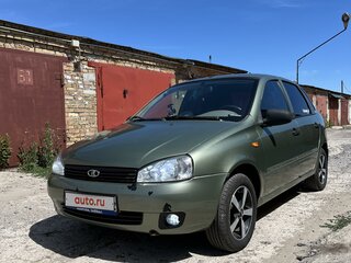 2008 Lada (ВАЗ) Kalina I, зелёный, 340000 рублей, вид 2