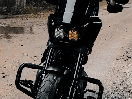 2010 Harley-Davidson Fat Bob, чёрный, 800000 рублей, вид 3