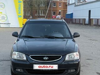 2007 Hyundai Accent ТагАЗ II, чёрный, 240000 рублей, вид 2
