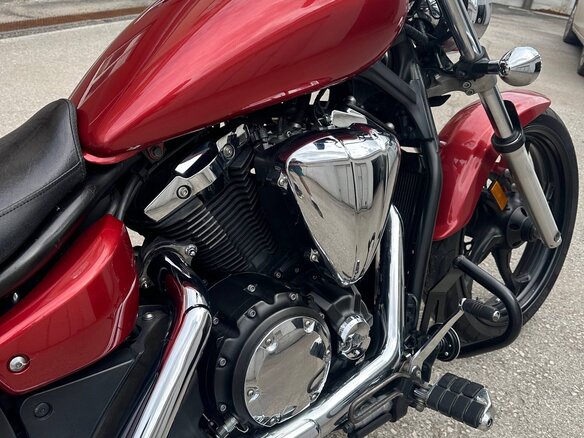 2011 Yamaha XVS1300, красный, 845000 рублей - вид 4