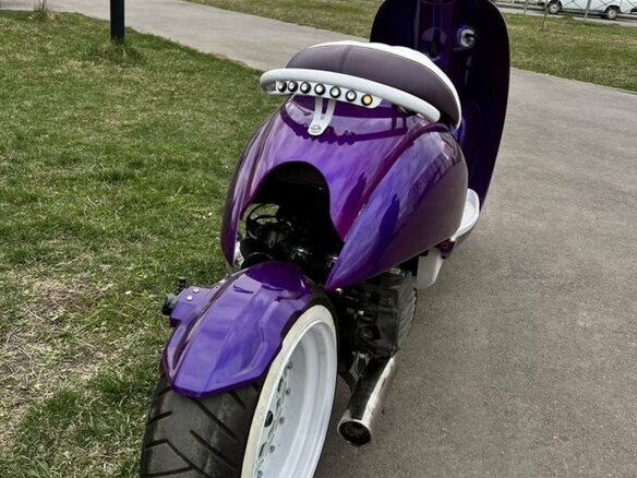 2016 Honda Crea Scoopy, фиолетовый, 230000 рублей - вид 10