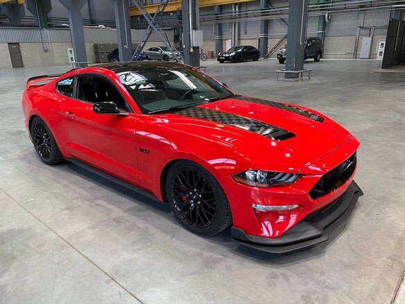 2019 Ford Mustang VI Рестайлинг, красный