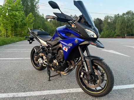 2017 Yamaha MT-09 Tracer (FJ-09), синий, 720000 рублей, вид 2