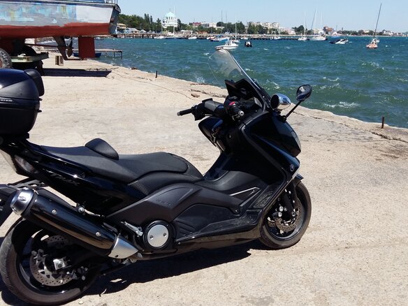 2012 Yamaha TMAX, чёрный, 550000 рублей - вид 6