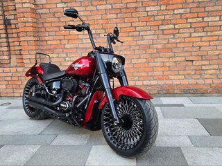 2019 Harley-Davidson Fat Boy, красный, 4000000 рублей, вид 2