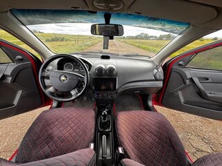 2007 Chevrolet Aveo I Рестайлинг, красный, 365000 рублей, вид 2
