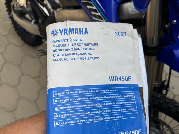 2021 Yamaha WR450F, синий, 780000 рублей - вид 15