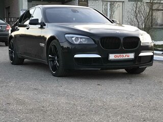 2009 BMW 7 серии 740d V (F01/F02/F04), чёрный, 1600000 рублей, вид 1