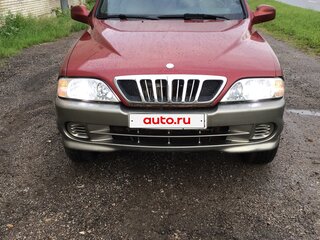2001 SsangYong Musso I Рестайлинг, красный, 450000 рублей, вид 2