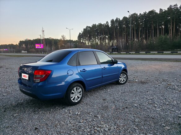 2020 Lada (ВАЗ) Granta I Рестайлинг, синий, 730000 рублей - вид 5