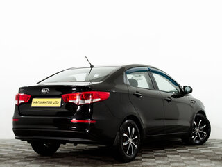 2015 Kia Rio III Рестайлинг, чёрный, 939000 рублей, вид 4