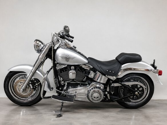 2009 Harley-Davidson Fat Boy, серый, 870000 рублей - вид 30