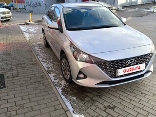 2021 Hyundai Solaris II Рестайлинг, серый, 1450000 рублей, вид 1