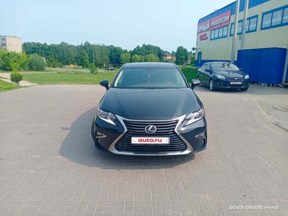 2017 Lexus ES 250 VI Рестайлинг, чёрный - вид 1