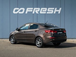 2016 Kia Rio III Рестайлинг, коричневый, 960000 рублей, вид 2