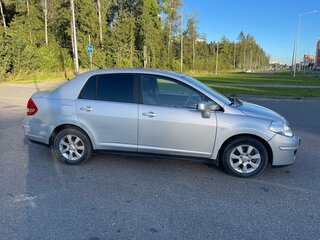 2008 Nissan Tiida I, серебристый, 530000 рублей, вид 4