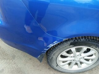 2011 Mitsubishi Lancer X Рестайлинг, синий, 670000 рублей, вид 5