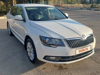 2014 Skoda Superb DSG II Рестайлинг, белый, 1600000 рублей, вид 3