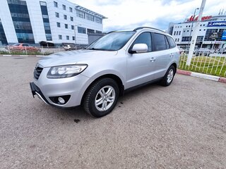 2011 Hyundai Santa Fe II Рестайлинг, серебристый, 750000 рублей, вид 2