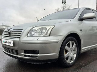 2004 Toyota Avensis II, серебристый, 430000 рублей, вид 4