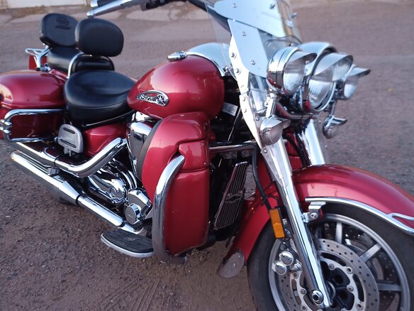 2008 Yamaha XV 1700 Road Star, красный, 800000 рублей - вид 1