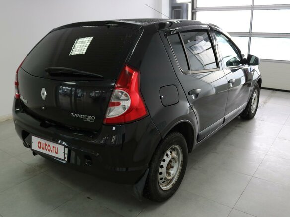 2012 Renault Sandero I, чёрный - вид 4
