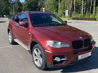 2009 BMW X6 35i 6-speed I (E71), красный, 1400000 рублей, вид 2