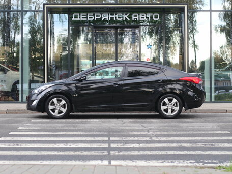 2013 Hyundai Elantra V (MD) Рестайлинг, чёрный, 1210000 рублей, вид 2
