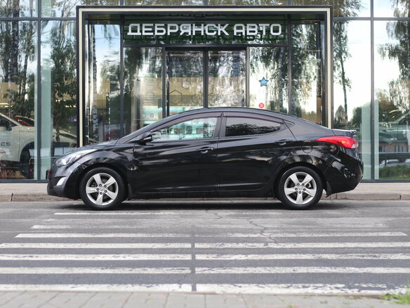2013 Hyundai Elantra V (MD) Рестайлинг, чёрный - вид 1