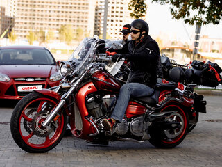 2008 Yamaha XV 1900, красный, 750000 рублей, вид 1