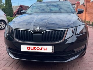 2018 Skoda Octavia III (A7) Рестайлинг, чёрный, 1850000 рублей, вид 1