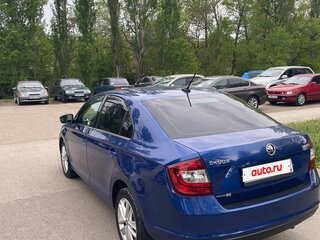 2017 Skoda Rapid I Рестайлинг, синий, 1199000 рублей, вид 4
