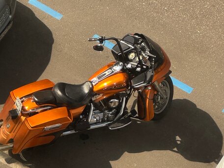 2007 Harley-Davidson Road Glide, оранжевый, 930000 рублей, вид 1