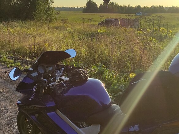 2005 Honda VFR 800, синий, 350000 рублей - вид 4