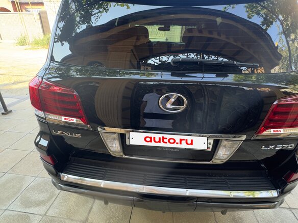 2012 Lexus LX 570 III Рестайлинг, чёрный, 3600000 рублей - вид 7