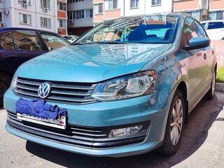 2020 Volkswagen Polo V Рестайлинг, синий, 1550000 рублей, вид 1