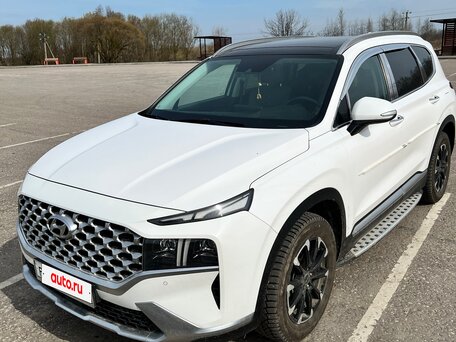 2020 Hyundai Santa Fe IV Рестайлинг, белый, 3100000 рублей, вид 1
